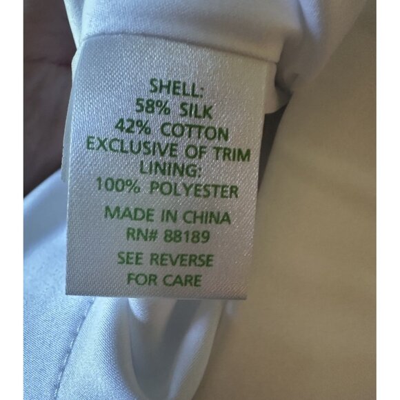 Lilly‎ Pulitzer Jordan Strapless Dress Sz 4 Corded Organza Blue Stripe NEW $288 - Picture 8 of 12